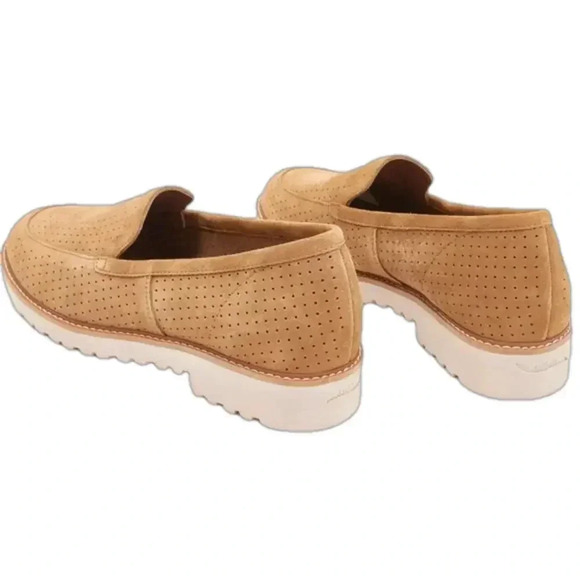 Skechers Light Brown Perforated Flats - Picture 2 of 6